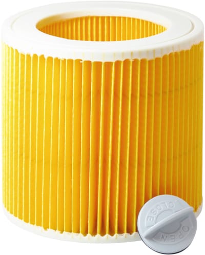Dparts filter geschikt voor Karcher WD1 WD2 WD3 en MV2 MV3 series - patroonfilter - nr. 6.414-552.0 - 64145520