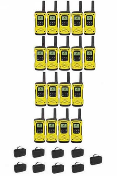 Set van 18 Motorola TLKR T92 H2O IP67 PMR446 Portofoons