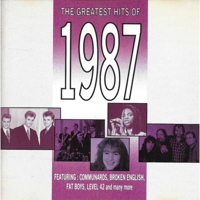 CD DIVERSEN The Greatest Hits Of 1987 CDGH1987 Music For Pleas 1992 VK Rock Gebruikt