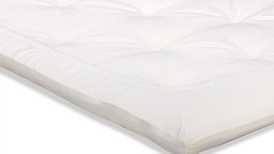 Beter Bed Select Jersey Hoeslaken Topper - 200 x 200/210/220 cm - 100% Katoen - Matrasbeschermer - Matrashoes - Off-White