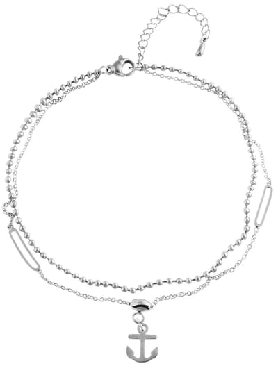 AKZENT Akzent dames enkel­sieraden Mera, Edelstahl, waterbestendig