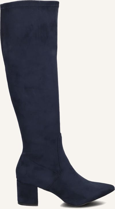 Omoda 0591-5 Laarzen - Suèdelook - Dames - Blauw - Maat 37