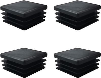 Set van 4 Vierkante Stopper Voetdoppen voor Meubels 30x30 mm - Beschermt Vloeren Tegen Krassen