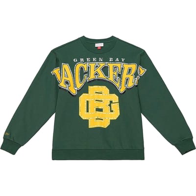 Mitchell And Ness NFL groente Bay Packers Sweatshirt Groen