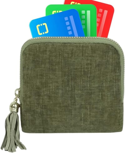 Sieradendoos Reis - Velvet Tasjes - Sieraden Opbergen - Zes Vakken - 3 x 11.5 cm - Groen