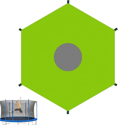 Trampoline dak - Beschermhoes - Outdoor bescherming - Waterdicht Oxford-weefsel - 12ft - Groen