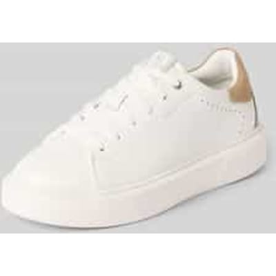 Low-top sneakers van echt rundleer