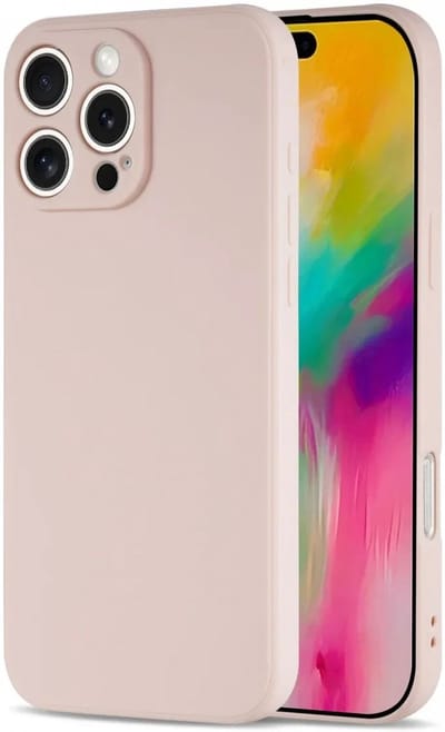 Hoesje met Camera Bescherming Geschikt voor Apple iPhone 16 Pro | Back Cover | Dun | Flexibel TPU | Roze
