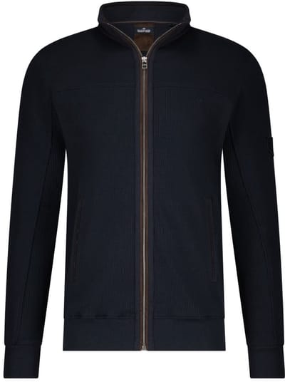 Fellows United Cardigan Vest Waffle Structure Navy (51.2604 - 110)