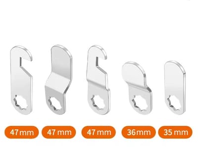 Brievenbus sluitlippen – Set van 5 stuks - Kort
