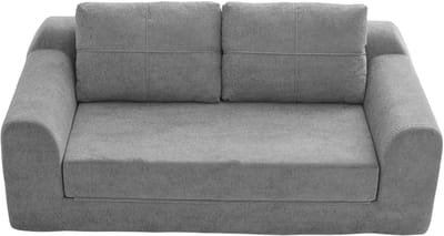 MODENUIT Vloerslaapbank 179 x 95 x 79 cm - Opvouwbaar 2-in-1 Zit- en Slaapfunctie - Voor Appartement - Stof Donkergrijs