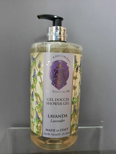 douchegel lavendel - la florentina -  douche gel vrouwen - hydraterende douchegel verrijkt met olijfolie - douche gel voordeelverpakking - vegan -geschenk voor vriendin - mama - geliefde