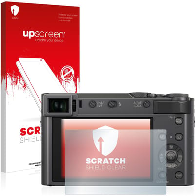 upscreen - Screenprotector voor Panasonic Lumix DC-TZ200 - Folie Beschermfolie transparant