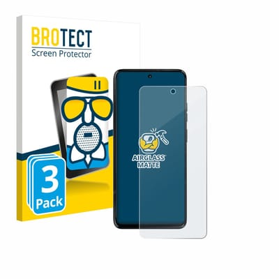 BROTECT - Screenprotector voor Motorola Moto G67 Power - Folie Beschermfolie Beschermglas matte 3 Stuks