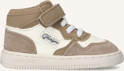 Shoesme Bns26s008 Sneakers Unisex - Leren Sneaker - Beige - Maat 20
