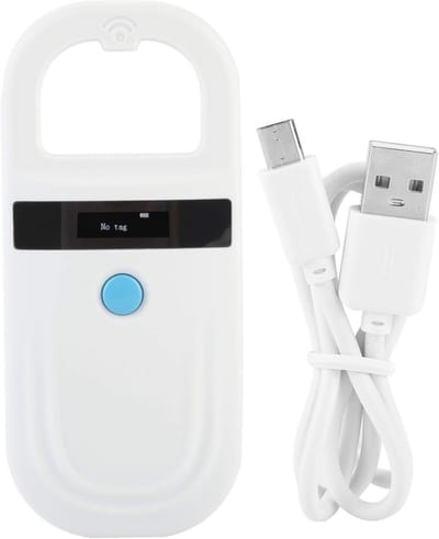 Microchip Lezer voor Huisdieren - Draadloze Pet Scanner voor ID Tags en Microchips