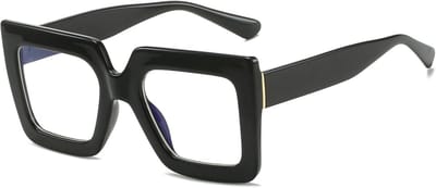 Oversized Vierkante Computerbril Dames Heren - Blauw Licht Blokkerend & Anti-Glare