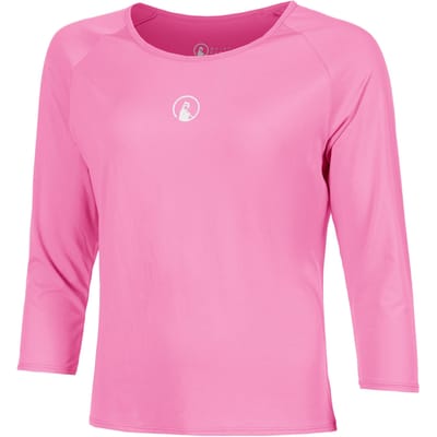 Quiet Please Crush Mixed Longsleeve Dames-pink, wit