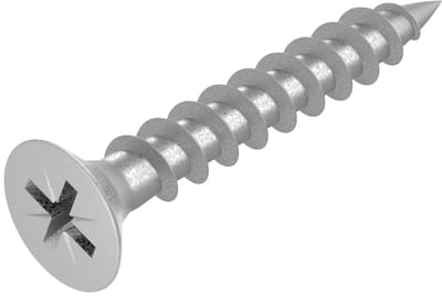 Roestvrijstalen Spaanplaatschroeven V2A A2 met Kruiskop PZ 6 x 70 mm Houtschroef Volledige Schroefdraad 100 Stuks