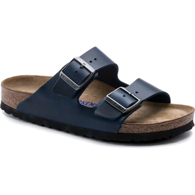 Birkenstock Slippers - Maat 38 - Unisex - donkerblauw