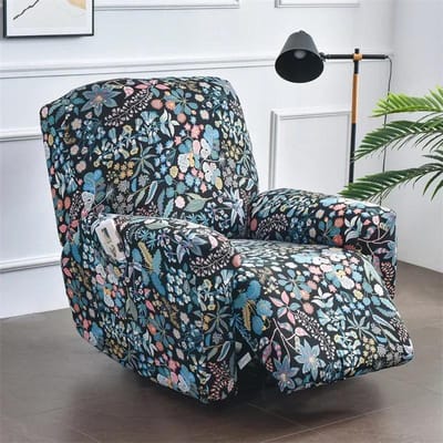 Spandex Relaxfauteuilhoes in Pastorale Stijl voor Woonkamer Moderne Schuinlopende Massagestoelhoezen Relax Fauteuilhoes