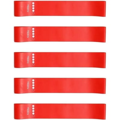 5 STUKS Weerstandsbanden Set Yoga Elastische Banden Expander Squat Workout Riem Pilates Crossfit Oefening Fitnessbanden Gym Apparatuur