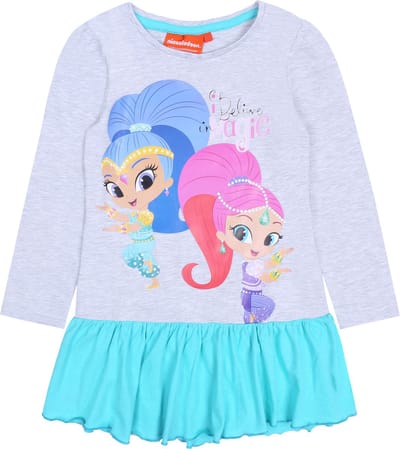 Grijs-mint meisjes tuniek - Shimmer & Shine / 98