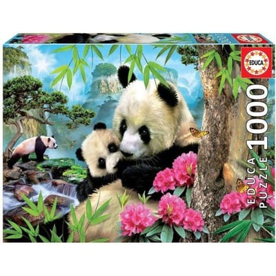Legpuzzel - 1000 stukjes - Panda's - Educa puzzel