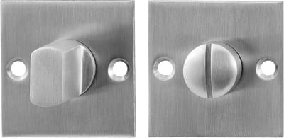 Toiletgarnituur - RVS geborsteld - RVS - GPF - Binnendeur - GPF0903.08 50x50x2mm stift 8mm RVS geborsteld