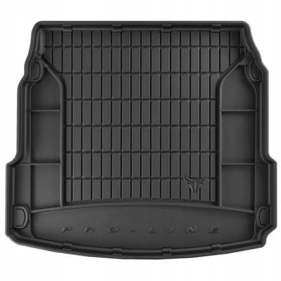 Premium Rubber Kofferbakmat met Organizer Functie – Geschikt voor AUDI A8 D4 2013-2017 – Voor Standaard & Lang (L) – Met thuiskomer (Vlakke vloer) – TPE Rubber – Hoge Rand 5 cm
