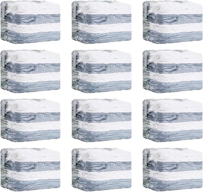 Jumbo Vacuum Bags voor Kleding en Beddengoed - Extra Grote Opbergzakken voor Dekens en Duvets, 12 Stuks (80 x 100 x 38 cm)