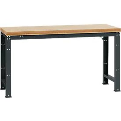 Manuflex werkbank Profi standaard, Tafelblad multiplex B 1750 x D 700, antraciet