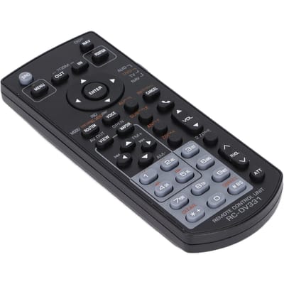 RCDV331 Afstandsbedieningsmonitor Afstandsbediening voor Kenwood DNX6460BT DNX6020EX DDX616 black