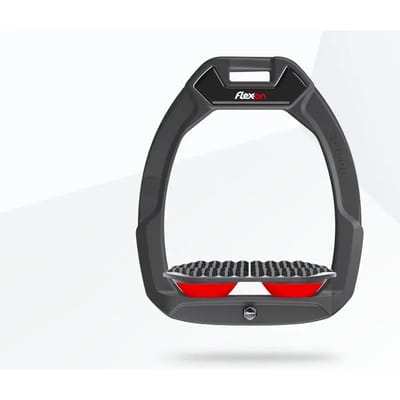 Veiligheidsstijgbeugels Endurance Antraciet/Grijs/Rood Flex-On Safe-On