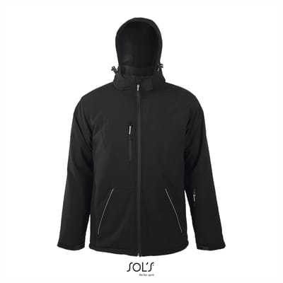 SOL'S Men´s Rock Padded Softshell L843 - Black - 3XL
