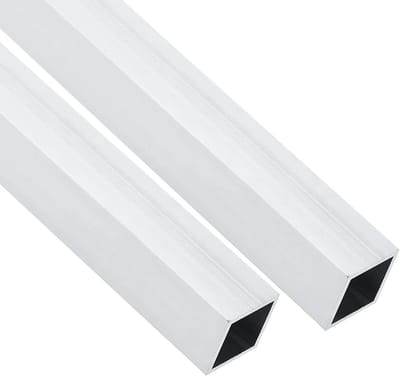 Aluminium Vierkante Buis - Aluminium Profiel - Huisreparaties - Glad Naadloos Oppervlak - 25mm x 25mm x 300mm - Zilver