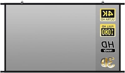 Projectiescherm Buiten - Wandmontage Scherm - Thuisbioscoop Creëren - Anti-Licht Reflecterende Stof - 120 inch - Grijs