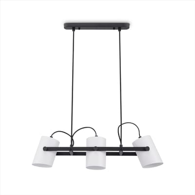 Hanglamp Caleo zwart-wit