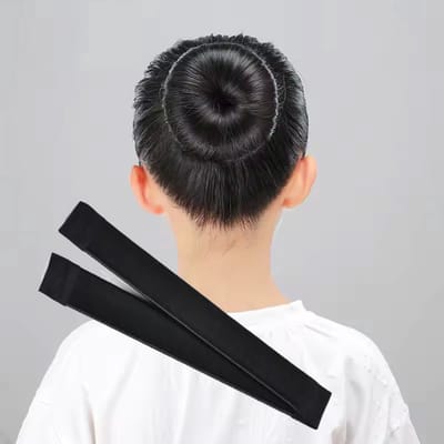 CHPN - Knotmaker - Knot maker - Knot hulpstuk - 2 stuks - Zwart - Zelf een mooie knot maken - Haarstyling