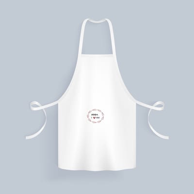 Akyol - nephew i love you Keukenschort - Neef - de liefste neef - verjaardagscadeau - verjaardag - cadeau - cadeautje voor neef - neef artikelen - kado - geschenk - gift - 82 bij 71 cm