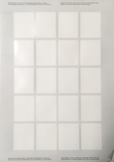 Herma Pasfoto etiketten 35 x 45 - A4