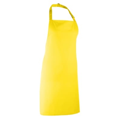 Premier Kleuren Slabberschort / Werkkleding (Pack of 2) (Geel)