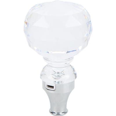 Pommeau de levier de vitesse Universel Acrylique LED Coloré Forme Boule de Cristal Prise en Main Confortable Tête de Levier de Vitesse pour Transmission Manuelle white