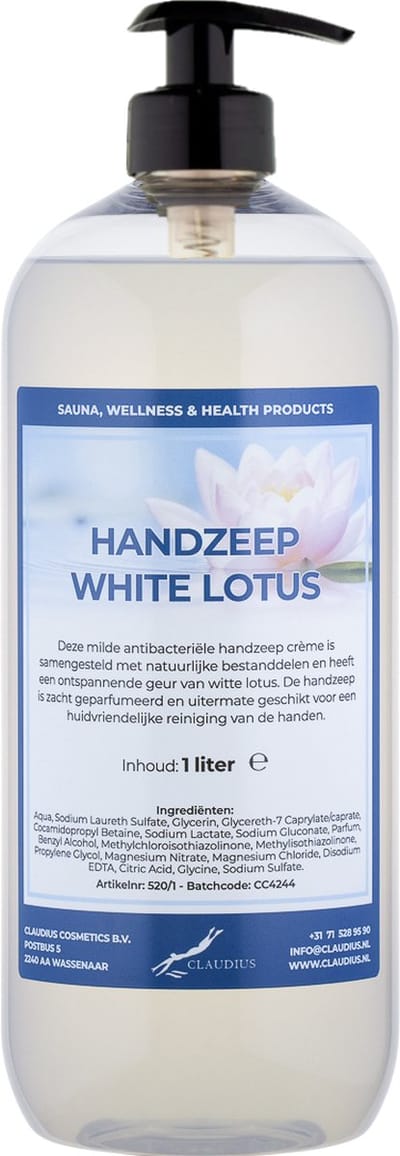 Handzeep White Lotus 1 liter - met gratis pomp