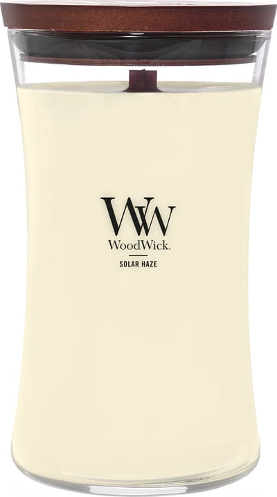 WoodWick Hourglass Large Geurkaars - Solar Haze - 130 branduren