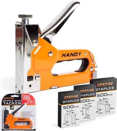 Handy - Professioneel Nietpistool Tacker - met 1500 nietjes - Nietmachine / Handtacker