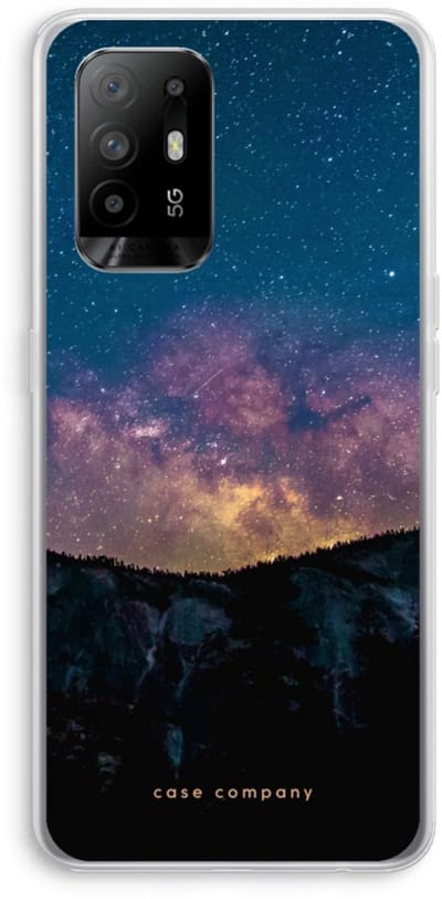 Case Company® - Hoesje geschikt voor Oppo A94 5G hoesje - Travel to space - Soft Cover Telefoonhoesje - Bescherming aan alle Kanten en Schermrand