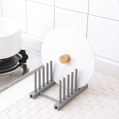 Afdruiprek- Potten- Pannen organizer- Potdeksel- Bordenrek- Bordenhouder- Dekselrek - Wit