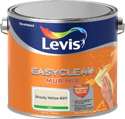 Levis - Easyclean Mur Mat Mix - Shady Yellow B20 - Mengverf - 2,5 L