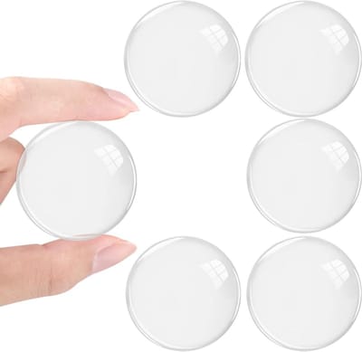 Zelfklevende Deurstoppers voor Wandbescherming - Siliconen Deurgrepen Beschermers, Transparante Rond Wandkussens, Stootkussens voor Muren - 6 Stuks